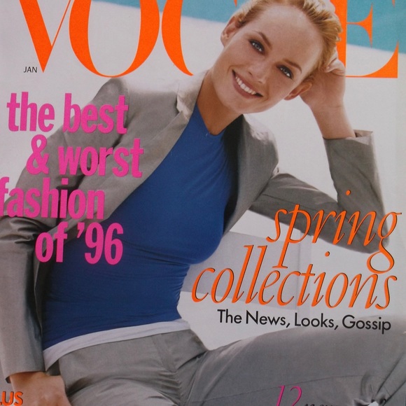 Vogue Jan. 1997 Amber Valletta AMBER MINT condition. - Picture 1 of 7